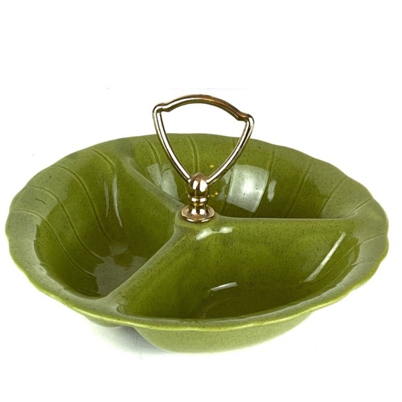 Vintage 1960s Mid Century Divided Candy Dish - Picture 2 of 7